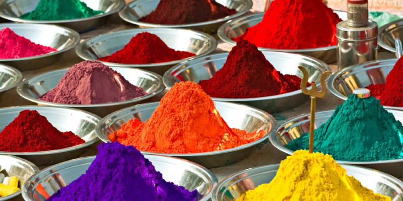 seasonings of bright colors