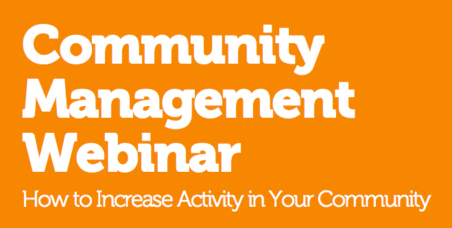 Ning Community Management Webinar: Online and Ready for Viewing