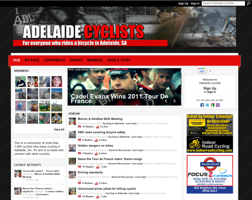Adelaide Cyclists Local Spin: The Tour de France and Cycling from Down Under